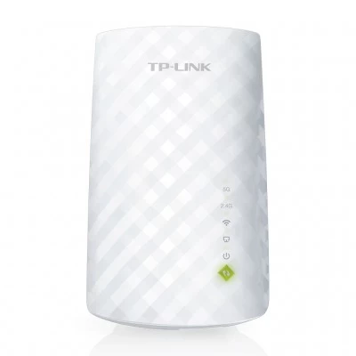 Expansor de Rango Wifi TP-LINK RE200, Ac 750, Dual Band, 5/2.4 ghZ, Wps, Ethernet, 10/100 Mbps