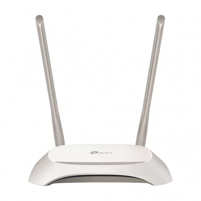 Router TP-Link TL-WR840N 2 Antenas 5dBi, 2.4 GHz, 4 Puertos, 300 Mbit/s, Blanco/Gris
