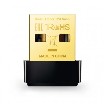 TP-Link Adaptador de Red USB Archer T2U Nano, WIFI, WLAN Mini AC600, Dual Band