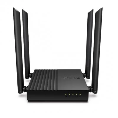 Ruteador Inalambrico TP-Link Archer C64, antenas 4, 2.4GHz/5GHz, Wi-Fi 5, 4x Puertos, 1200 Mbits, Negro