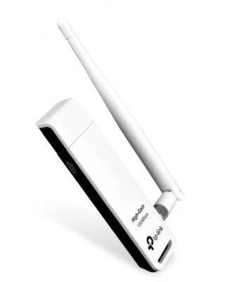 Adaptador TP-LINK TL-WN722N, Negro, Color blanco Inalambrico USB 150 Mbit/s 10 - 90% CE, FCC