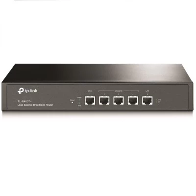 Routeador Balanceador TP-LINK, Alambrico Firewall Puertos 2WAN y 3LAN VPN Pass Port Mirror 266MHz VER5.1