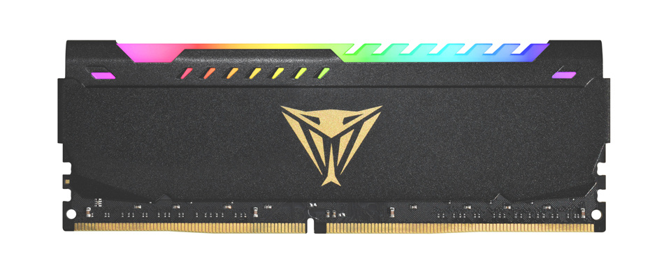 Memoria RAM Patriot Viper Steel RGB DDR4, 3600MHz, 8GB, Non-ECC, CL20, XMP