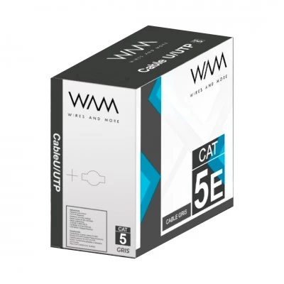 Cable utp wam cat5e-gris