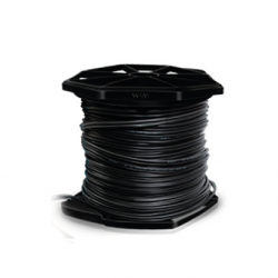 Provision-isr - rg59ul-1000b - bobina cable wam siames - malla: 95% cobre - calibre del conductor cu 20 awg + 2/18 awg - forro pvc negro - longitud de empaque 305 mts