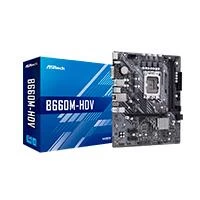 Tarjeta Madre ASRock Micro-ATX B660M-HDV, S-1700, Intel B660, HDMI, 64GB DDR4 para Intel ― Necesita Actualización de BIOS para Procesadores Intel 13va. Generación