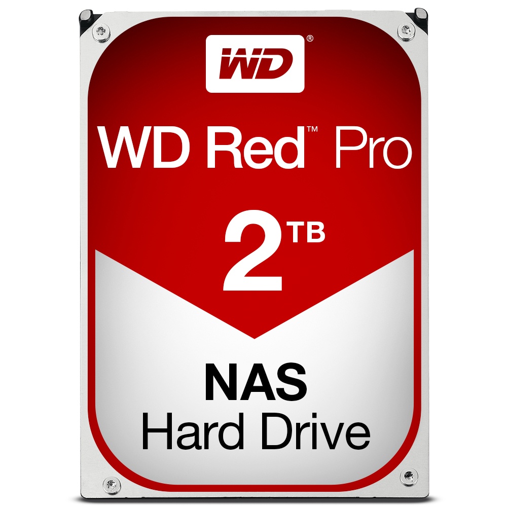 Disco Duro para NAS Western Digital WD Red Pro 3.5'' de 8 a 16 Bahías, 2TB, SATA III, 6 Gbit/s, 7200RPM, 64MB Cache, WD2002FFSX
