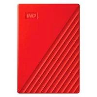 Disco Duro Externo Western Digital WD My Passport, 2TB, USB 3.2, Rojo