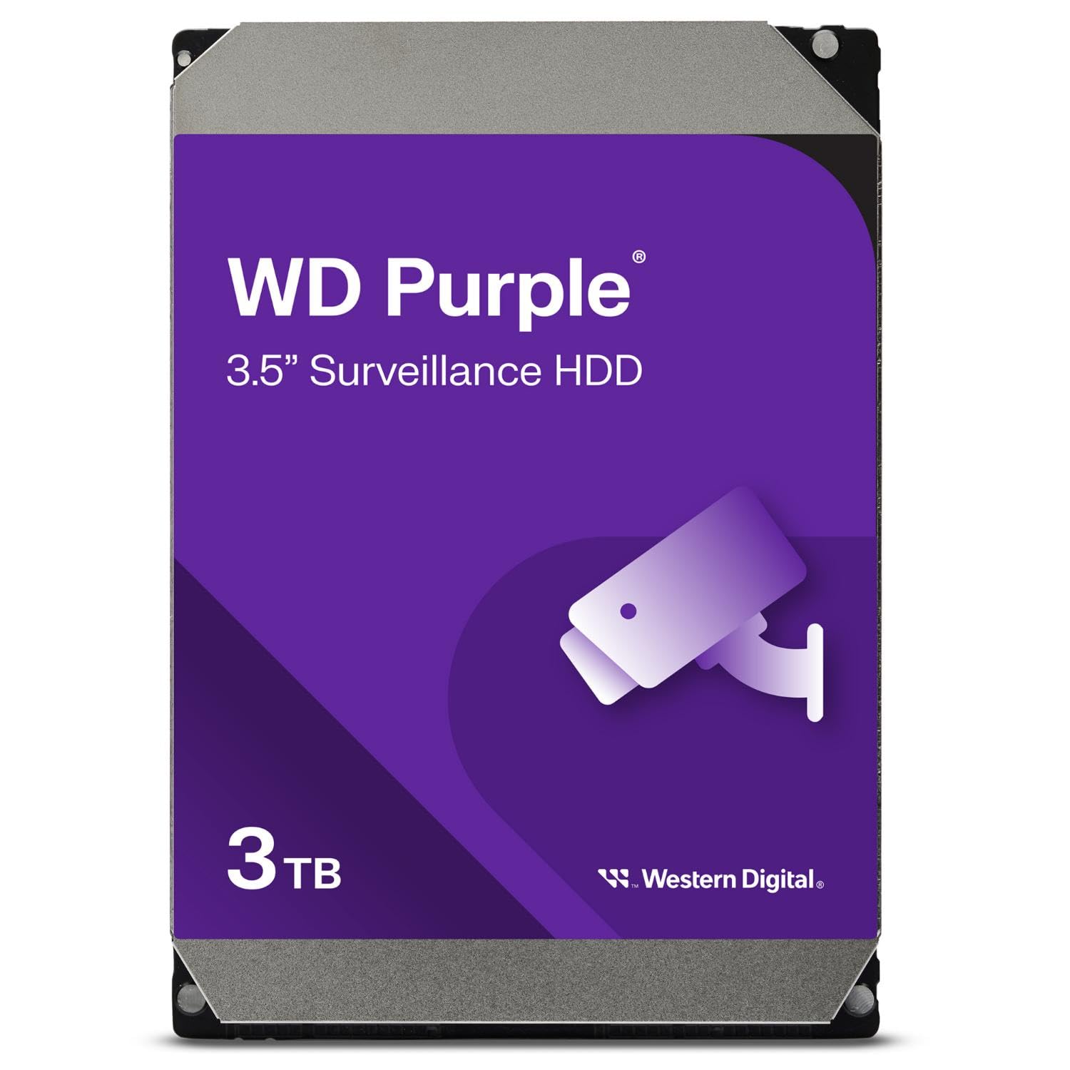 Disco Duro para Videovigilancia Western Digital WD Purple Surveillance 3.5", 3TB, SATA III, 6 Gbit/s, 5400 RPM, 64MB Caché