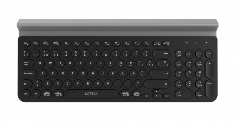 Teclado acteck multidispositivo inspire comp ti695 / 2.4ghz + 3 modos bt soporte para dispositivo + 2xbats aaa incluidas negro elite series