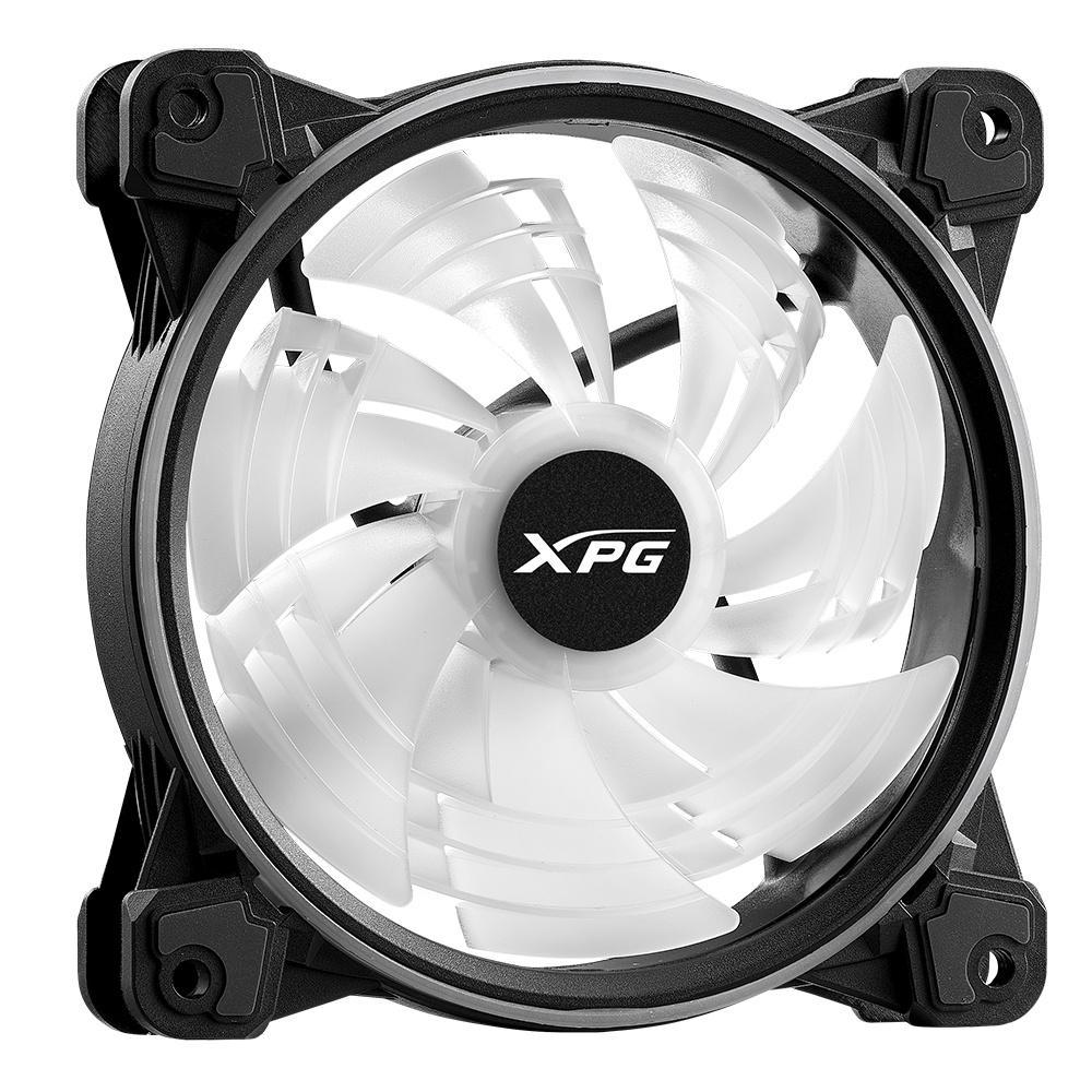 Ventilador XPG HURRICANE 120 ARGB PWM, 120 mm, 2000 RPM Max, LED Azul, Verde, Rojo