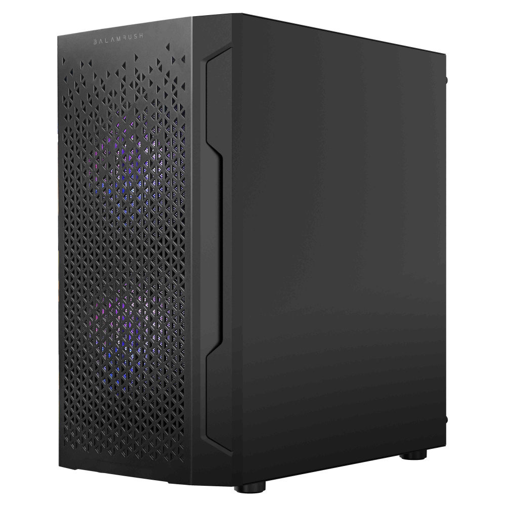 Gabinete Balam Rush Artic GI725 con Ventana RGB, Midi-Tower, Micro-ATX/Mini-ITX, USB 3.0/2.0, sin Fuente, 3 Ventiladores RGB Instalados, Negro