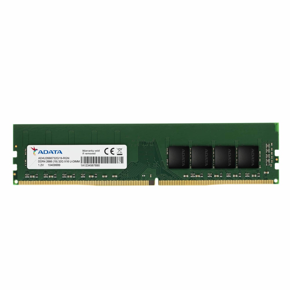 Memoria RAM Adata AD4U266616G19-SGN DDR4, 2666MHz, 16GB, CL19, Verde