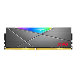 Memoria RAM XPG Spectrix D50 RGB Titanio DDR4, 3600MHz, 16GB, Non-ECC, CL18, XMP, Gris