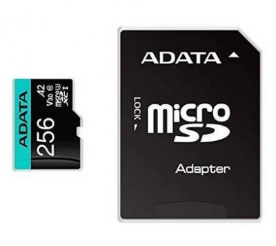 Micro secure digital adata ausdx256gui3v30sa2-ra1