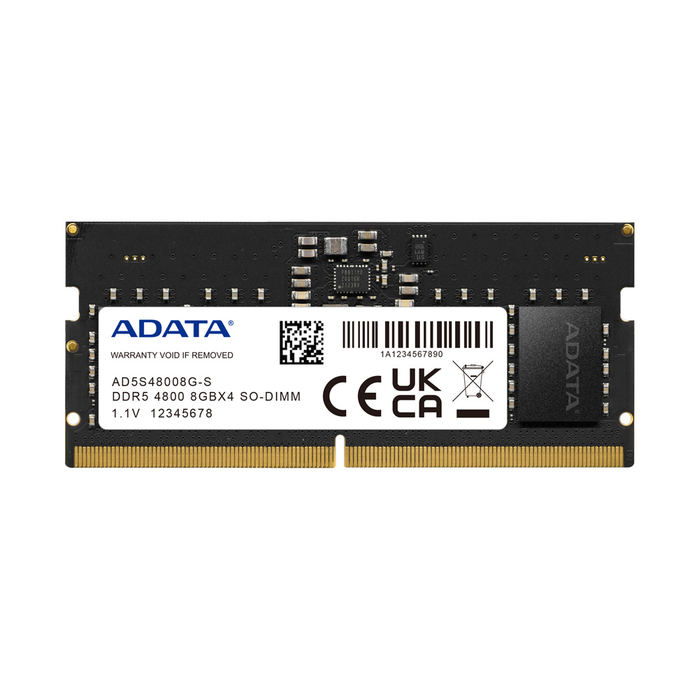 Memoria Ram SO-DIMM Adata, 8GB DDR5, 4800 MHz