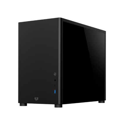 Gabinete Balam Rush Eris Jet GI985, Micro-Tower, Micro-ATX/Mini-ITX, Sin fuente, Negro