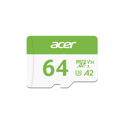 Memoria micro sdxc acer msc300 64gb, 160mb/s uhs-i v30...