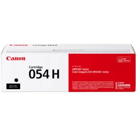 Tóner Canon Cartridge 054H Alto Rendimiento Negro, 3.100 Páginas