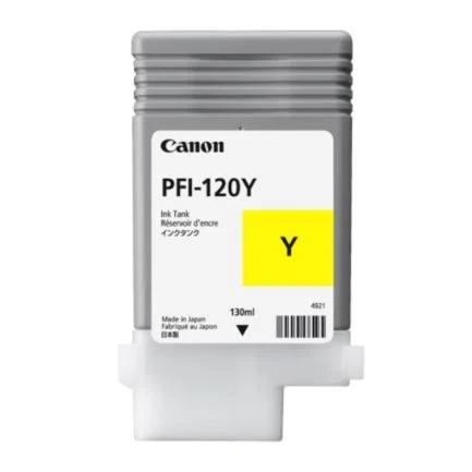 Tinta canon pfi-120y 130ml color amarillo