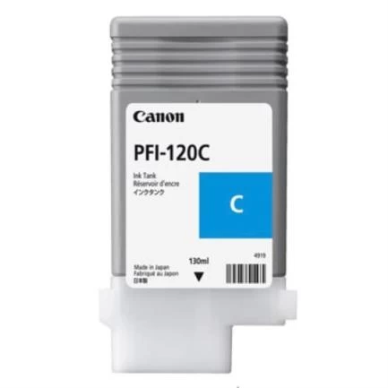 Tinta canon pfi-120c 130ml color cian