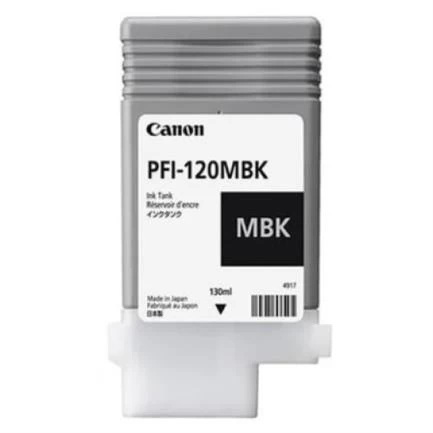 Tinta canon pfi-120 mbk 130ml color negro mate