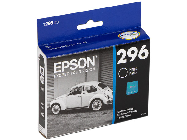 Cartucho De Tinta Epson Negro, T296120-AL