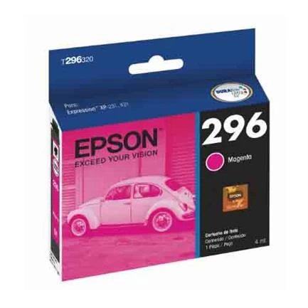 Cartucho de Tinta Epson 296 Magenta, Modelo: T296320-AL.