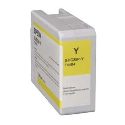 Cartucho Epson SJIC35P Amarillo, para ColorWorks C6000, C13T44B420