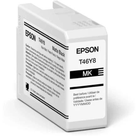 Tinta epson ultrachrome pro10 t46y 50ml color negro mate