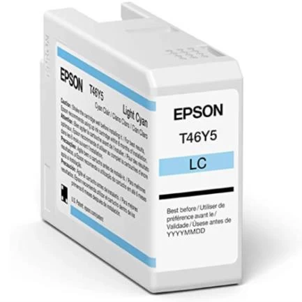 Tinta epson ultrachrome pro10 t46y 50ml color cian claro