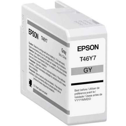 Tinta epson ultrachrome pro10 t46y 50ml color gris