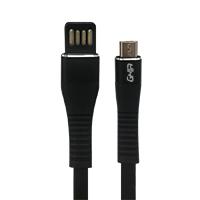 Cable Ghia Micro USB 1 Metro De Plástico Color Negro Modelo GAC-200N