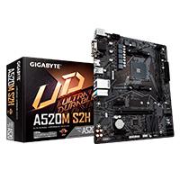 Tarjeta Madre Gigabyte A520M S2H, AMD AM4, 3rd Gen Ryzen, 2xDDR4, 4xSata, 1xM.2, 2xPCIe 3.0x16, 1xHDMI, 1xDVI