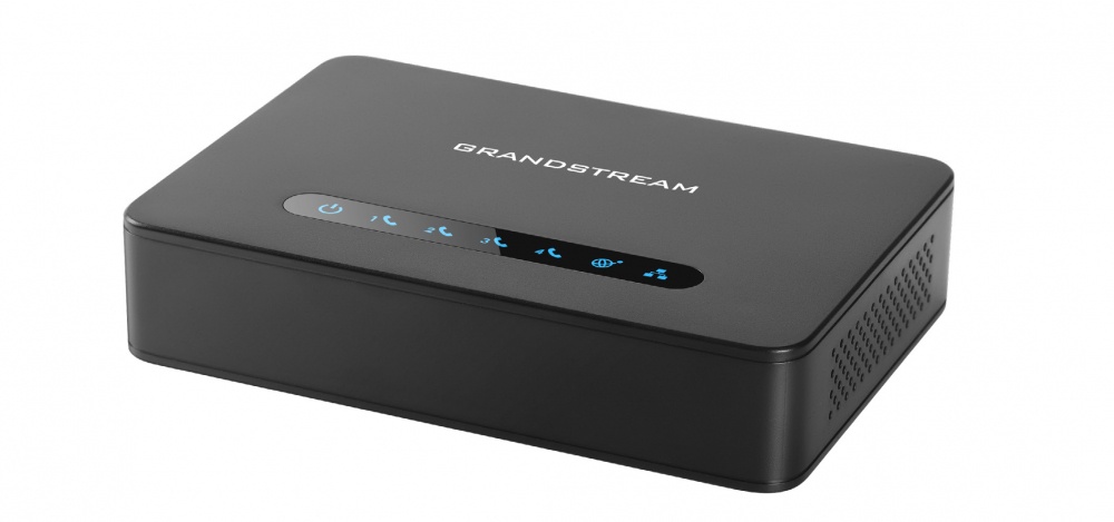 Grandstream ata ht814, 4 puertos fxs, 2x rj-45