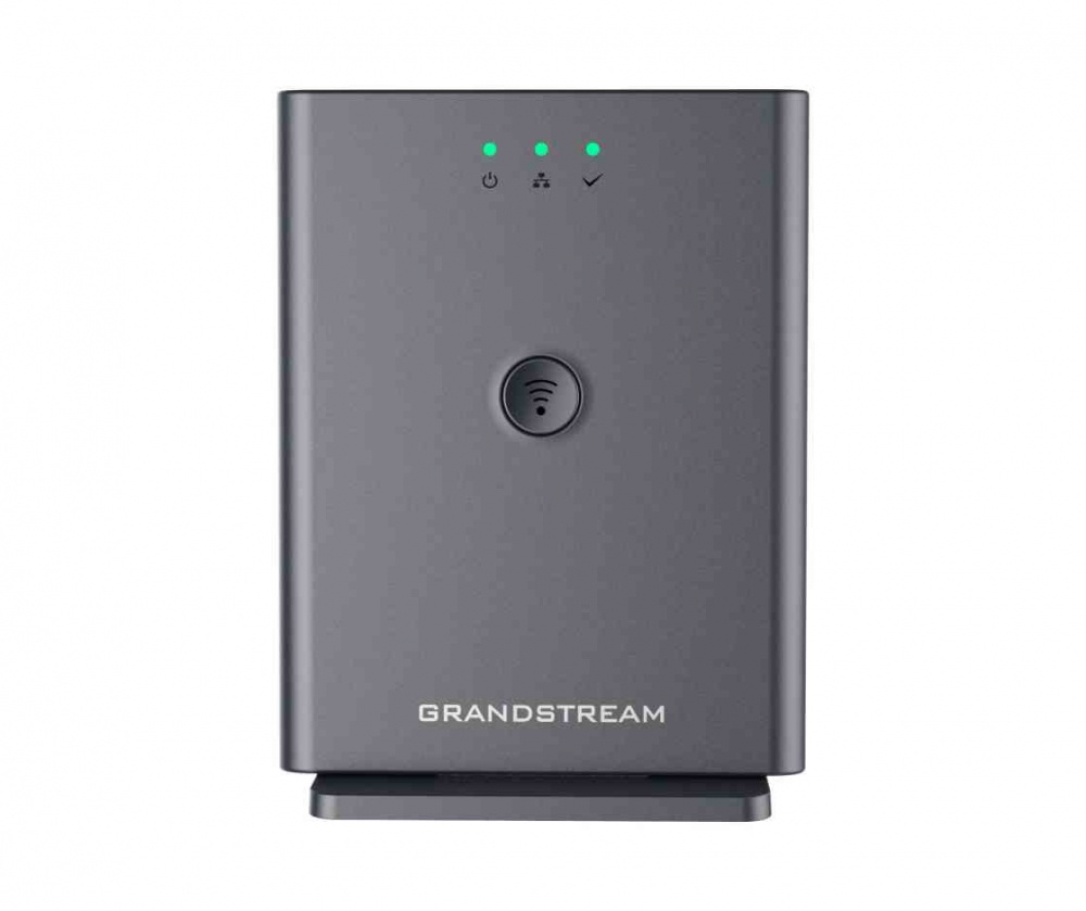 Grandstream estación base voip dect dp-752, 1x rj-45, negro