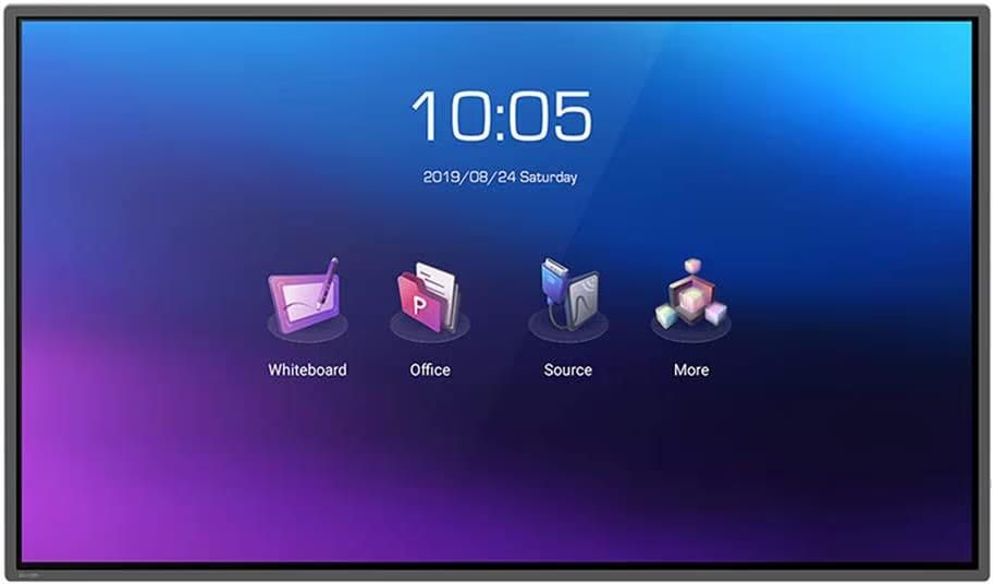 Pizarron interactivo Horion 86M5APRO multi-touch 85 pulg compatible con windows android linux mac os x