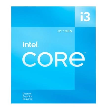 Procesador Intel Core i3-12100F, Socket 1700, 3.30GHz, Quad Core, 12MB Cache, Golden Cove, Sin Graficos