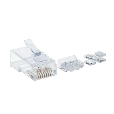 Plug intellinet rj45 cat6a multifilar utp oro 15 micras bote c/80 pzas