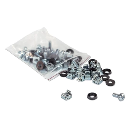 Tornillos intellinet m6 tuerca enjaulada bote c/100 juegos