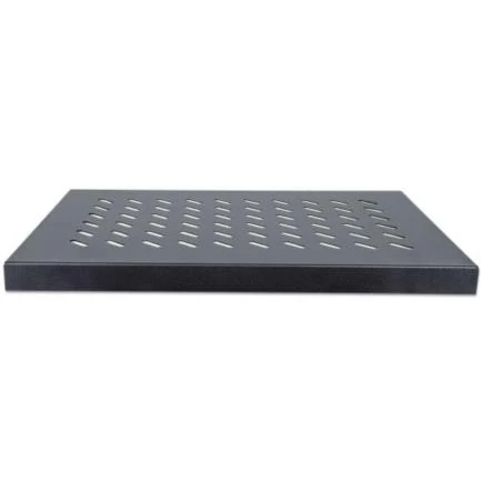 Charola intellinet gabinete 19" 1u fija 35cm ventilada 50kg color negro