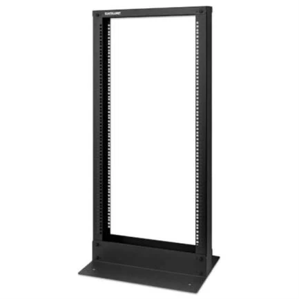 Rack Intellinet, Dos postes, 19 Pulgadas, Peso Max. 200 kg, 48.3 cm, Color Negro
