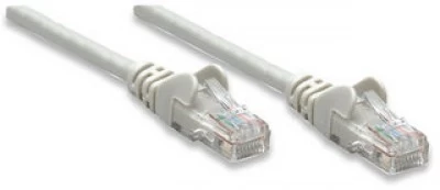 Cable de red Intellinet patch cord UTP 5 metros, Cat5e RJ45, Gris
