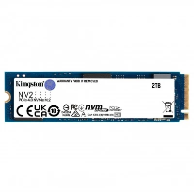 SSD Kingston NV2 2000GB, M.2, PCI Express 4.0 Lectura 3500 MB/s, Escritura 2800 MB/s