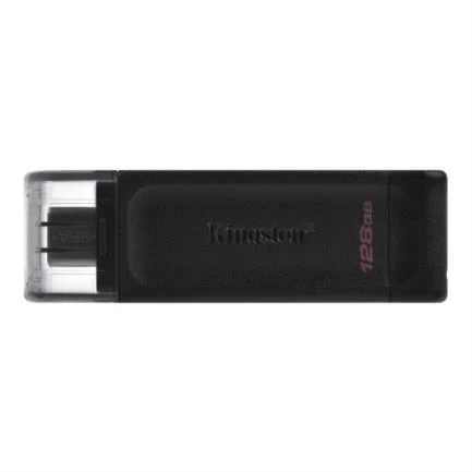Memoria usb tipo-c Kingston DataTraveler 70, 128GB, Color Negro, Tipo C