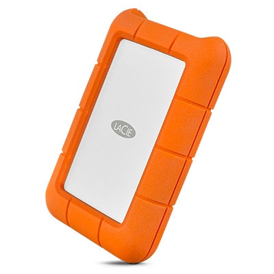 Disco Duro Externo LaCie Rugged USB-C 2.5'', 1TB, USB C 3.0, Naranja/Plata, A Prueba de Agua, Polvo y Golpes - para Windows/Mac