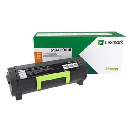 Tóner Lexmark 51B4H00 Alto Rendimiento Negro, 8.500 Páginas