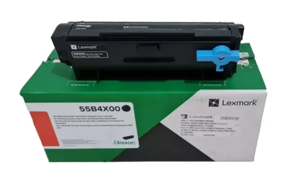 Tóner Lexmark 55B4X00 Super Alto Rendimiento Negro, 20.000 Páginas