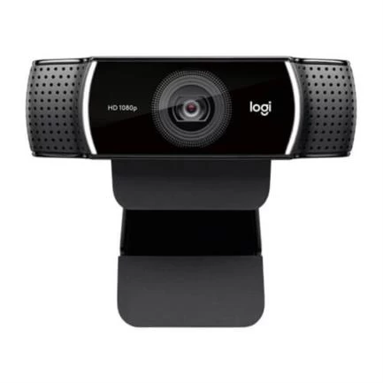 Camara web logitech c922 pro para streaming hd 1080p usb color negro