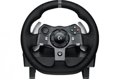 Volante Con Pedales Logitech G920 Driving Force, Alambrico USB, Compatible Con Xbox One/PC